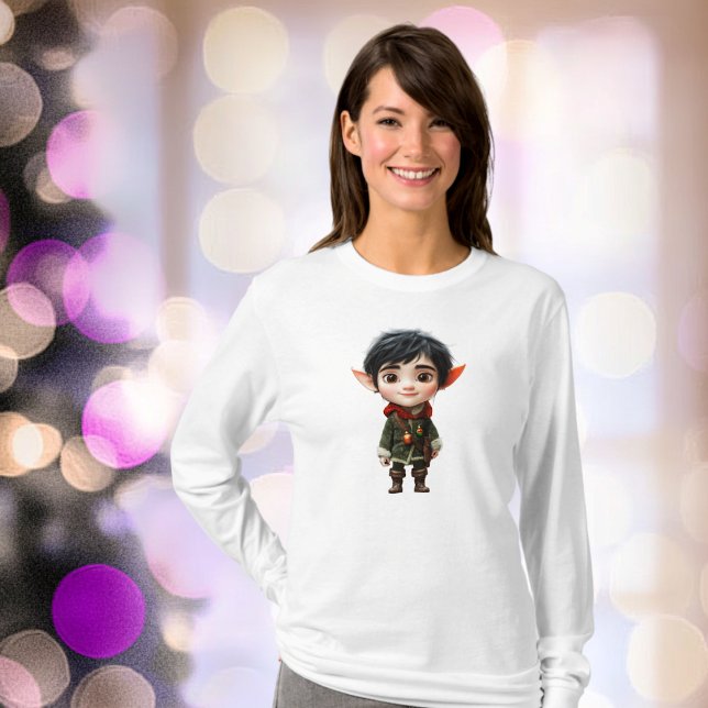 Chill Boy jul Elf Women's Tee (Skapare uppladdad)