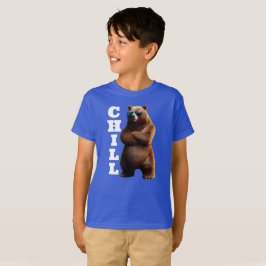 Chill Brown Bear i solglasögon T Shirt