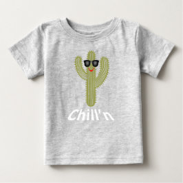 Chill Cactus Design - Baby Bra Jersey T-Shirt