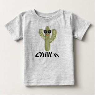 Chill Cactus Design - Baby Bra Jersey T-Shirt