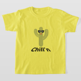 Chill Cactus Design - Barns grundläggande T-Shirt