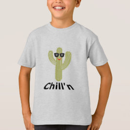 Chill Cactus Design - Barns grundläggande T-Shirt