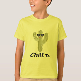 Chill Cactus Design - Barns grundläggande T-Shirt