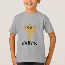 Chill Cactus Design - Barns grundläggande T-Shirt