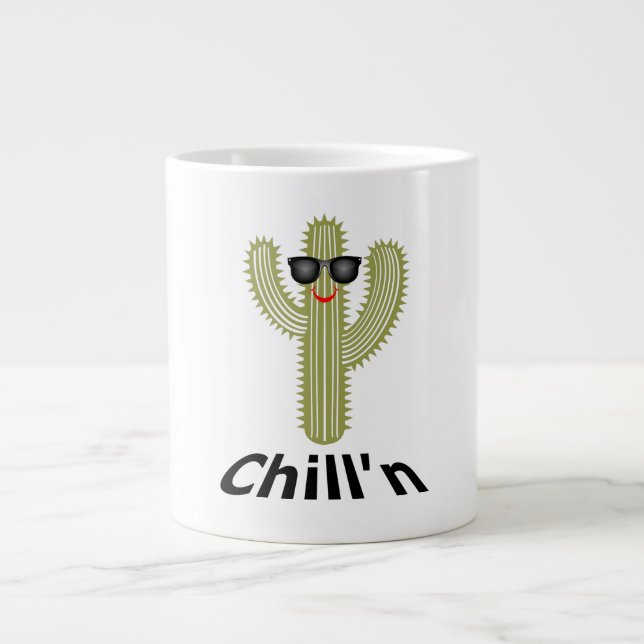 Chill Cactus Design - Jumbo Mugg (Framsidan)