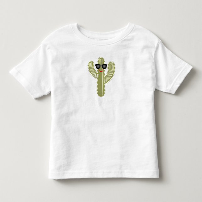 Chill Cactus Design - Småbarn Bra Jersey T-Shir T Shirt (Framsida)