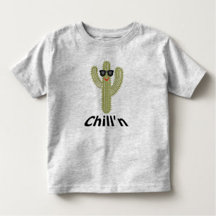 Chill Cactus Design - Småbarn Bra Jersey T-Shir T Shirt