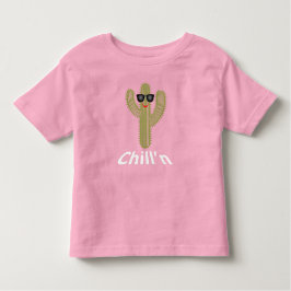 Chill Cactus Design - Småbarn Bra Jersey T-Shir T Shirt
