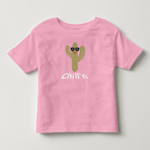 Chill Cactus Design - Småbarn Bra Jersey T-Shir T Shirt