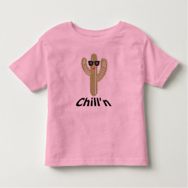 Chill Cactus Design - Småbarn Bra Jersey T-Shir T Shirt