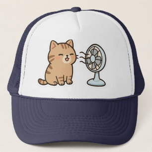 Chill Cat by Fläkt - Cute Summer Sticker" Keps