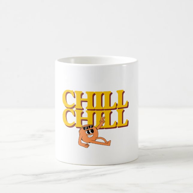 Chill Chill Retro Tecknad Karaktär Mugg (Center)