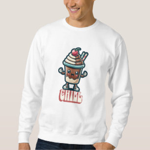 Chill Chocolate Milkshake Pun Lång Ärmad Tröja