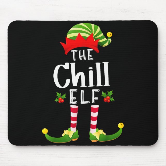 Chill Christmas Elf Matching Pajama X-mas Party  Musmatta (Framsidan)