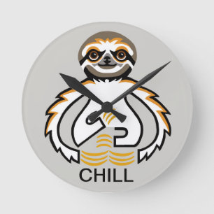 CHILL - Coola SLOTH - Wildlife - Nature Rund Klocka