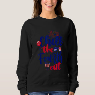 Chill den fjärde utgående Fireworks USA 4:e juli T Shirt