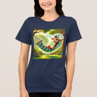 Chill – Det är en lång hals dag Giraff T Shirt