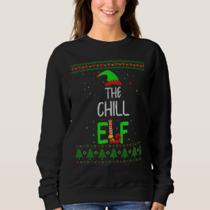 Chill Elf-familjen matchande Ugly Sweater jul P T Shirt