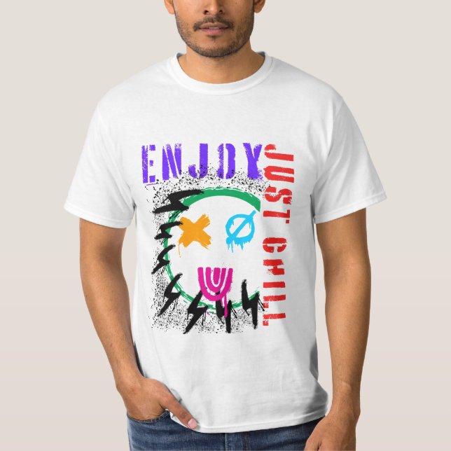 CHILL ENJOY HAR ROLIGT GIFT TSHIRT T SHIRT (Framsida)