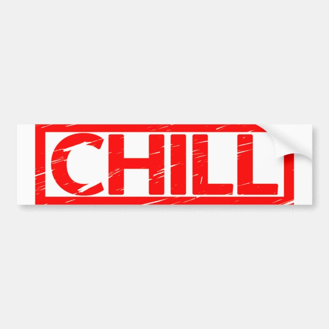 Chill Frimärke Bildekal (Framsidan)