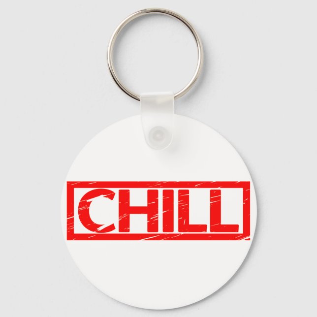 Chill Frimärke Nyckelring (Framsida)