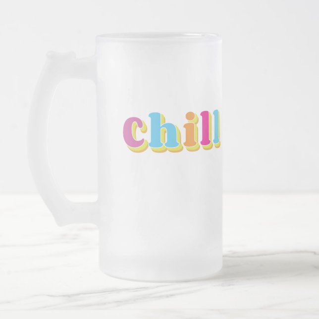 Chill Frostat Ölglas (Vänster)