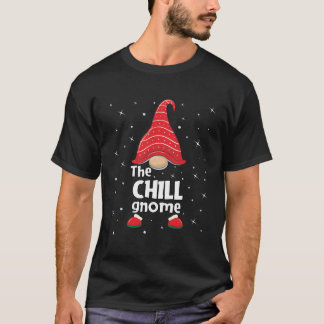 Chill Gnome-familjen matchande julklapp - gift P T Shirt