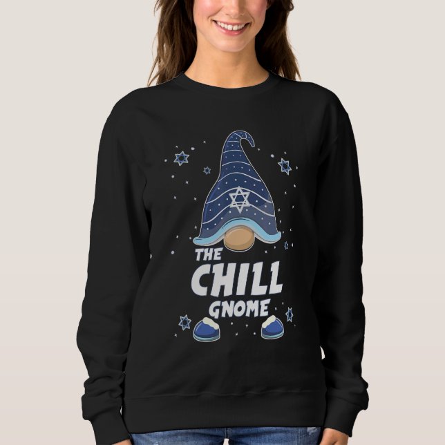 Chill Gnome  Hanukkah Family Matching for men wome T Shirt (Framsida)