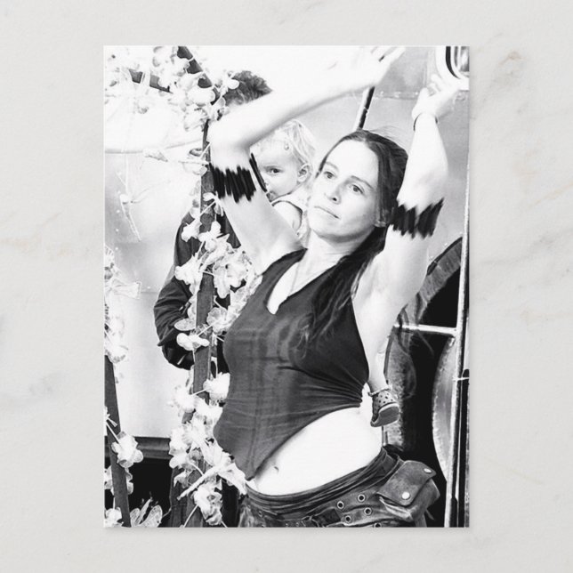 Chill Golv Girl Dancer-vykort Vykort (Framsida)