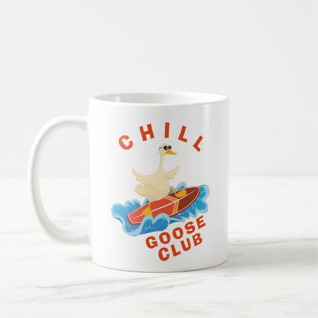 Chill Goose Klubb Summer Vacation Surfa Vinkarare Kaffemugg (Vänster)