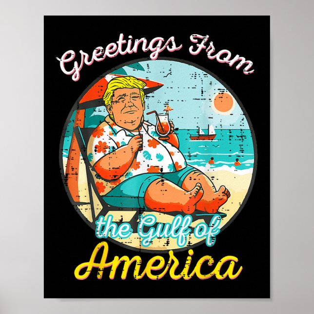 Chill Hälsning från USA:s Bukt _1 Poster (Framsidan)