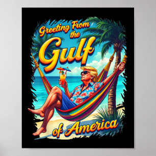 Chill Hälsning från USA:s patrio Bukt Poster