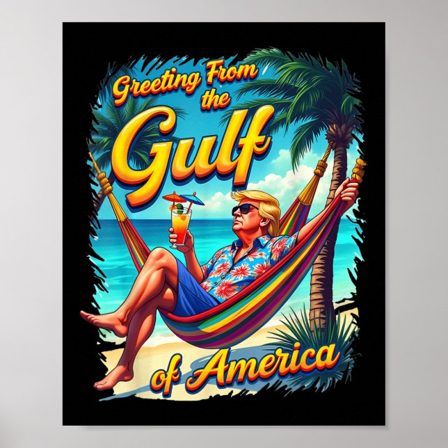 Chill Hälsning från USA:s patrio Bukt Poster (Framsidan)