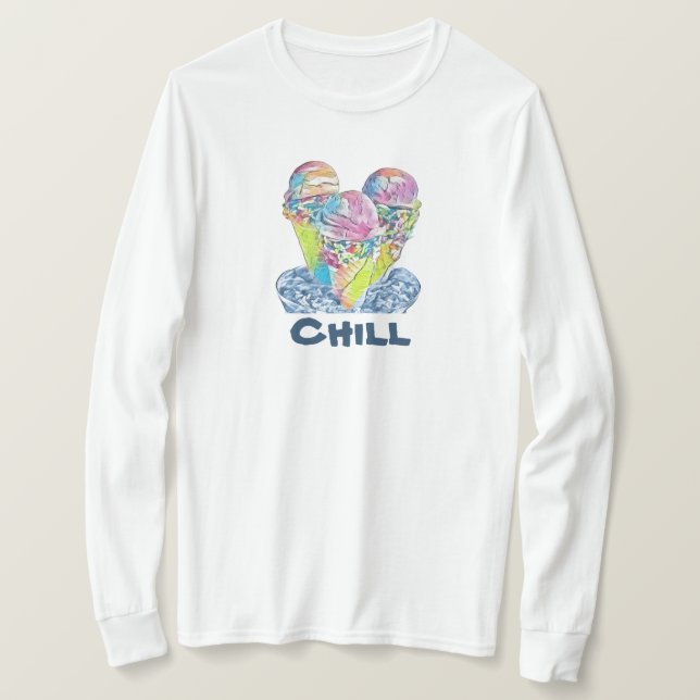 Chill Ice kräm T-Shirt (Design framsida)