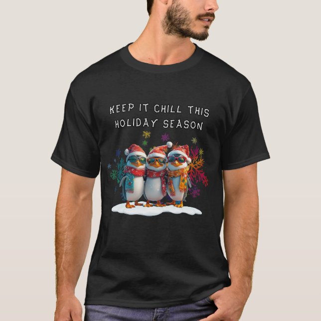Chill Julhälsningar T Shirt (Framsida)