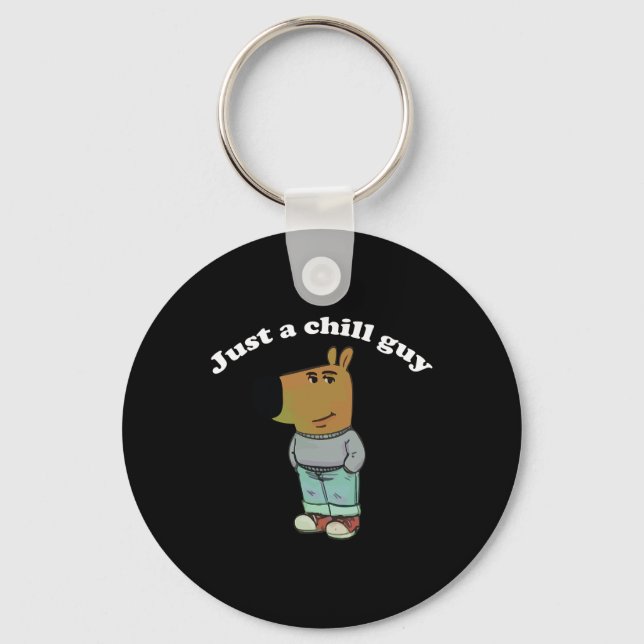 Chill Killar Funny Meme Gifts Nyckelring (Framsida)
