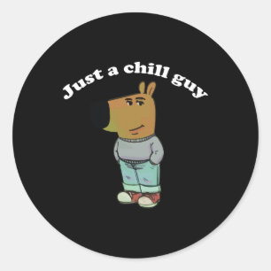 Chill Killar Funny Meme Gifts Runt Klistermärke