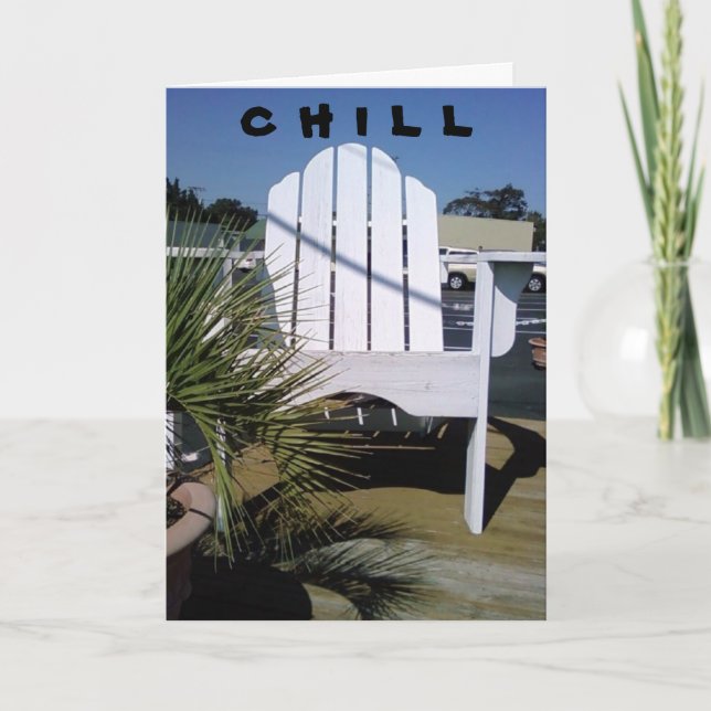 "CHILL" KORT (Framsida)