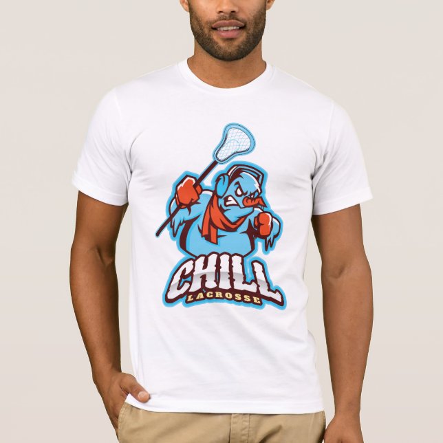 Chill Lacrosse Original Logotyp Manar Tshirt T Shirt (Framsida)