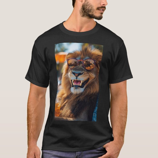 Chill like a King and smile T Shirt (Framsida)