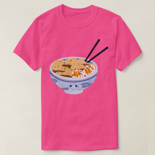 Chill Little Ramen T Shirt (Design framsida)