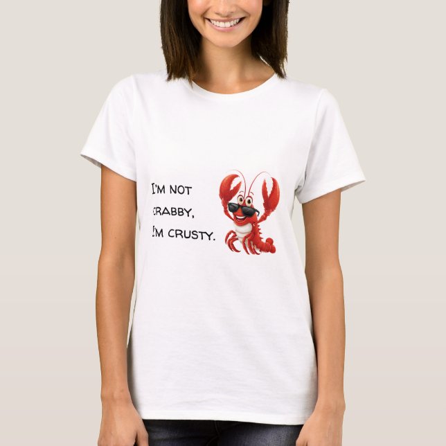 Chill Lobster Tee - Tecknad Beach Stil Shirt med (Framsida)