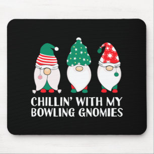 Chill med min Bowling Gnomies PJ Roligt Gnome Pun Musmatta