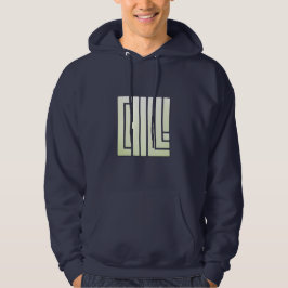 Chill - Mjuk Grönt på Blue Edition Hoodie