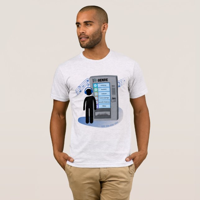 Chill Music Vibes T-shirt (Hel framsida)
