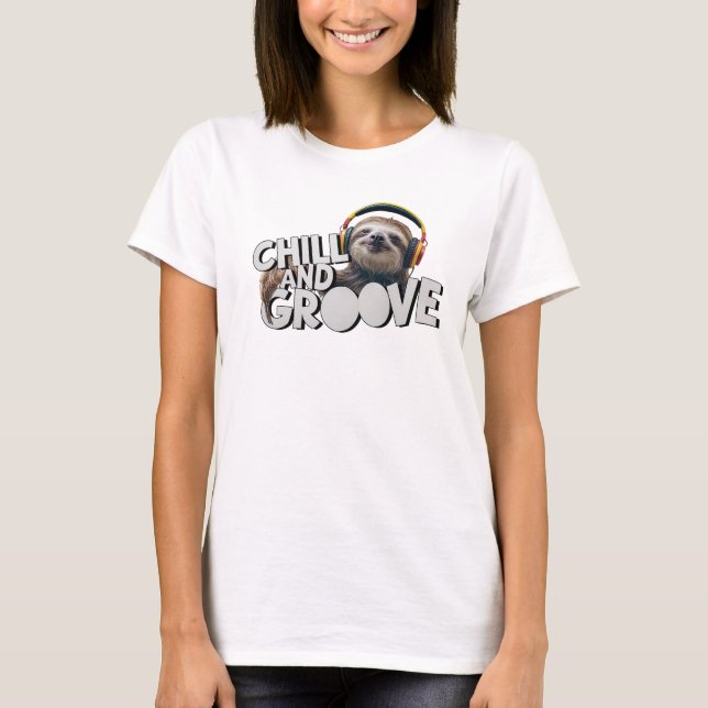Chill och Groove T Shirt (Framsida)