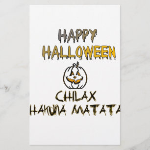 Chill och slappna av i insamlingen i Happy hallowe Brevpapper