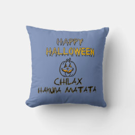 Chill och slappna av i insamlingen i Happy hallowe Kudde