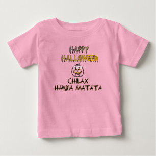 Chill och slappna av i insamlingen i Happy hallowe T-shirt