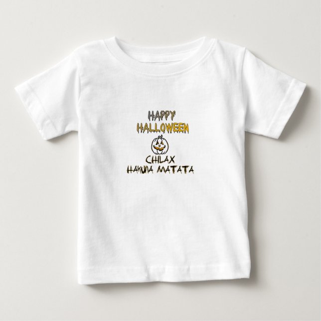 Chill och slappna av i insamlingen i Happy hallowe T-shirt (Framsida)